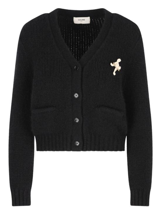 26SS 셀린느 캐시미어 실크 가디건 RY0KM 089938NO Black