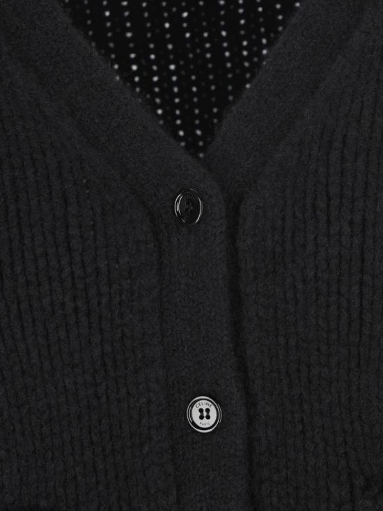 26SS 셀린느 캐시미어 실크 가디건 RY0KM 089938NO Black - CELINE