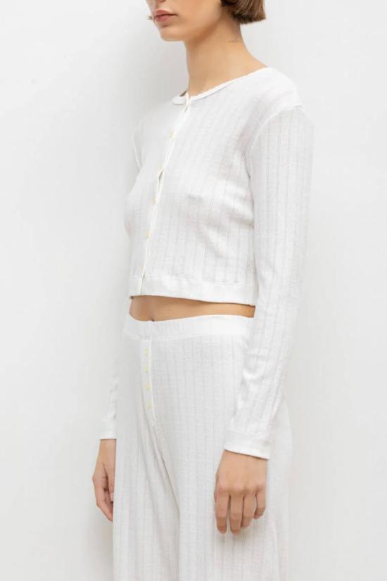  리셋 가디건 레셋 포인텔 크롭 카디건 - LESET