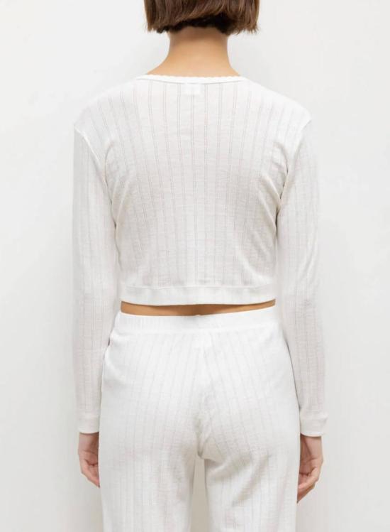  리셋 가디건 레셋 포인텔 크롭 카디건 - LESET