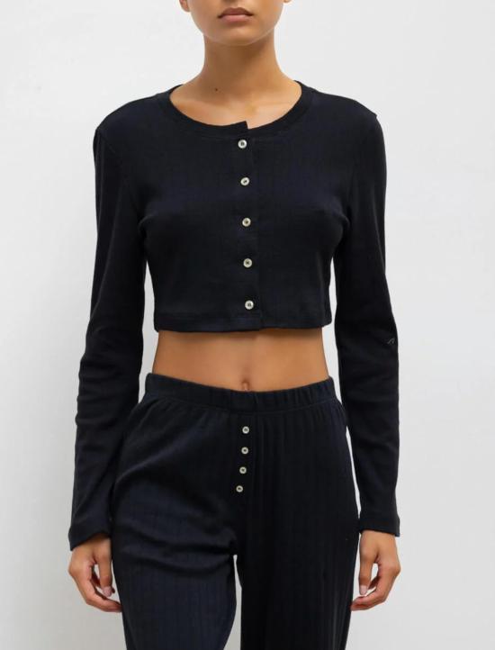  리셋 가디건 레셋 포인텔 크롭 카디건 - LESET