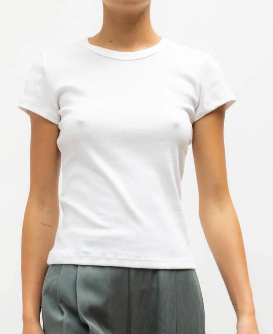  리셋 반팔 티셔츠 레셋 난도 슬림핏 티셔츠 - LESET