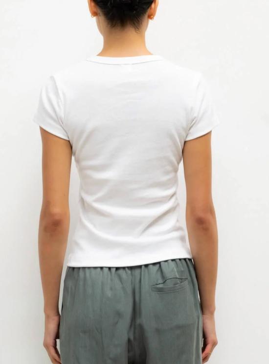  리셋 반팔 티셔츠 레셋 난도 슬림핏 티셔츠 - LESET