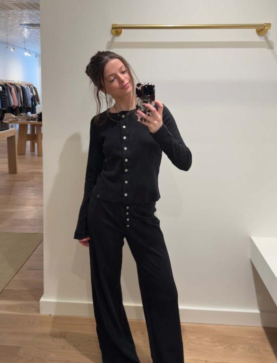  리셋 가디건 레셋 포인트엘 클래식 크루 - LESET