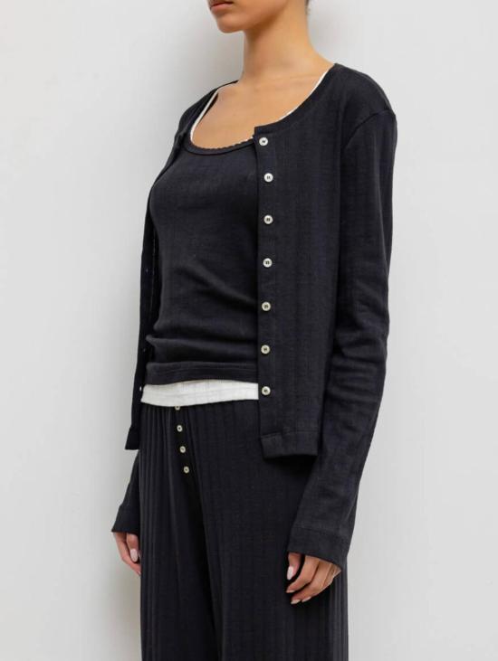  리셋 가디건 레셋 포인트엘 클래식 크루 - LESET