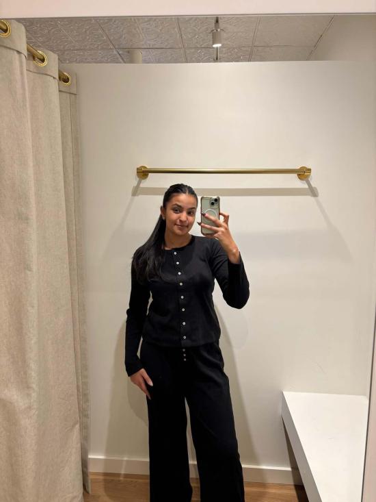  리셋 가디건 레셋 포인트엘 클래식 크루 - LESET