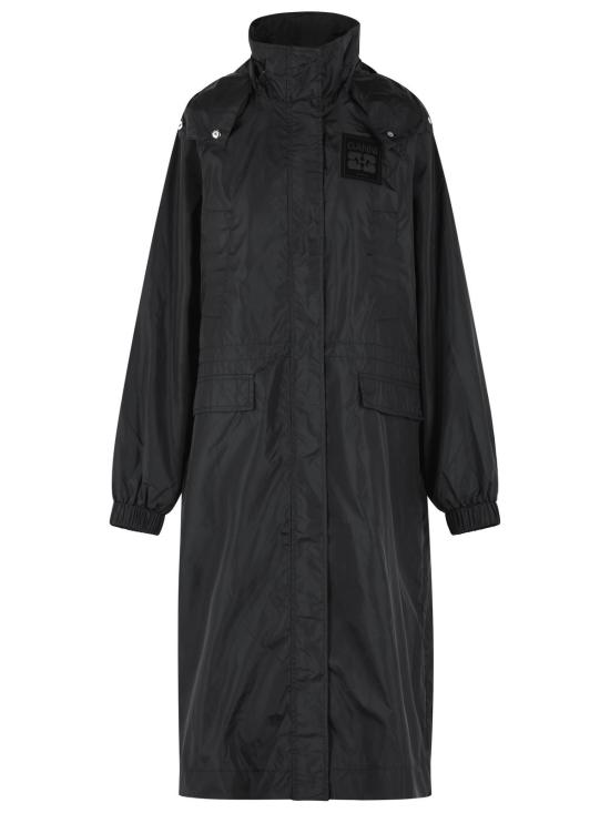 26SS 가니 트렌치 코트 A1010080099 Black