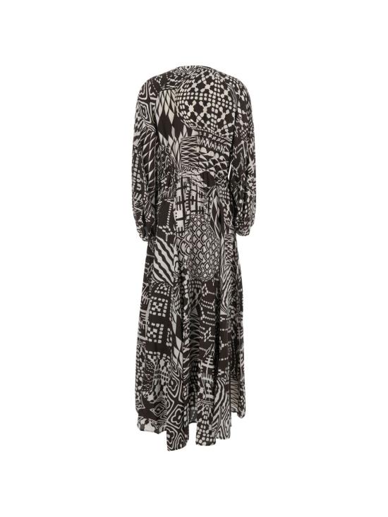 26SS 모모니 미디 원피스 265MMODR010 265MO031161 Nero - MOMONI