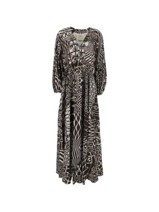 26SS 모모니 미디 원피스 265MMODR010 265MO031161 Nero