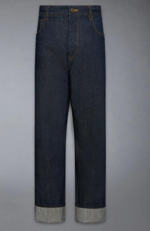 26SS 톰브라운 셀비지 데님 5-포켓 팬츠 MTU345SF1101 415 NAVY