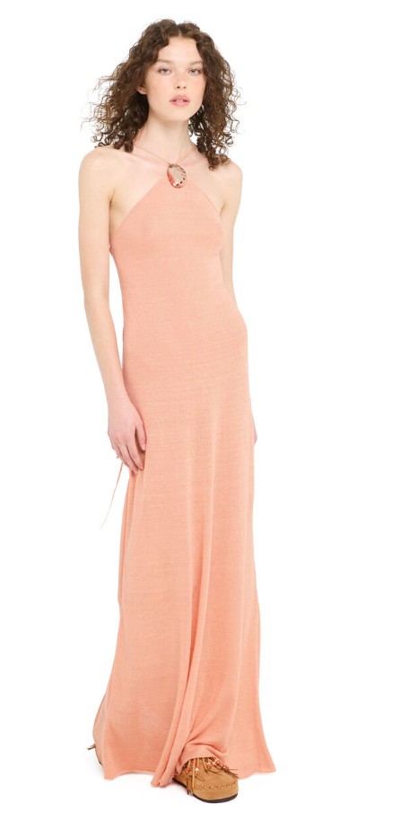 26SS 알라누이 미디 원피스 LWHI062R26KNI001 3C3C SOFT PINK - ALANUI