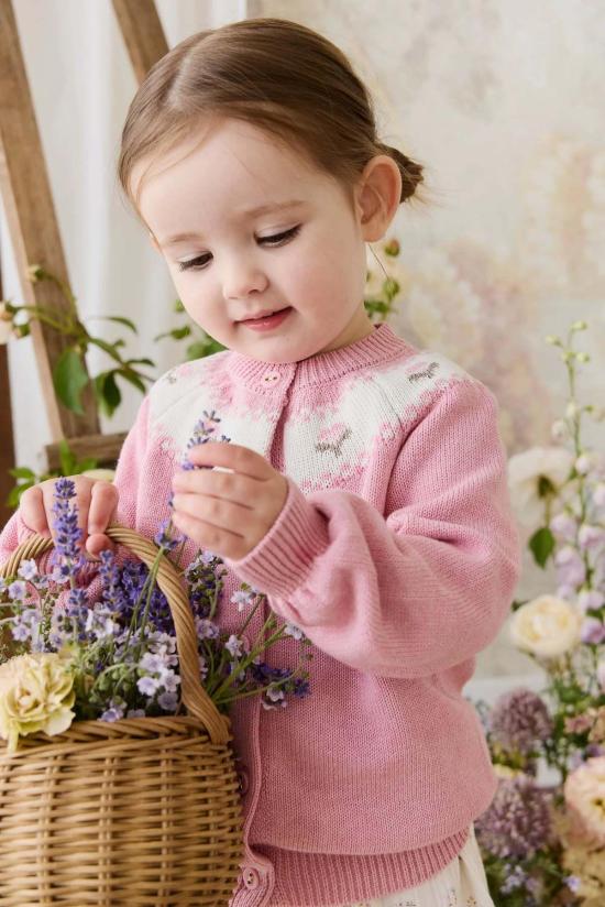  [키즈] Jamie Kay 풀오버 키즈 제이미 케이 아네트 자카드 가디건