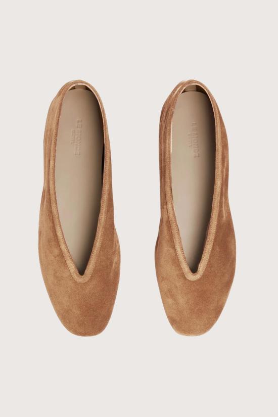  르 몽드 베릴 뮬/슬리퍼 루나 스웨이드 슬리퍼 시에나 - LE MONDE BERYL