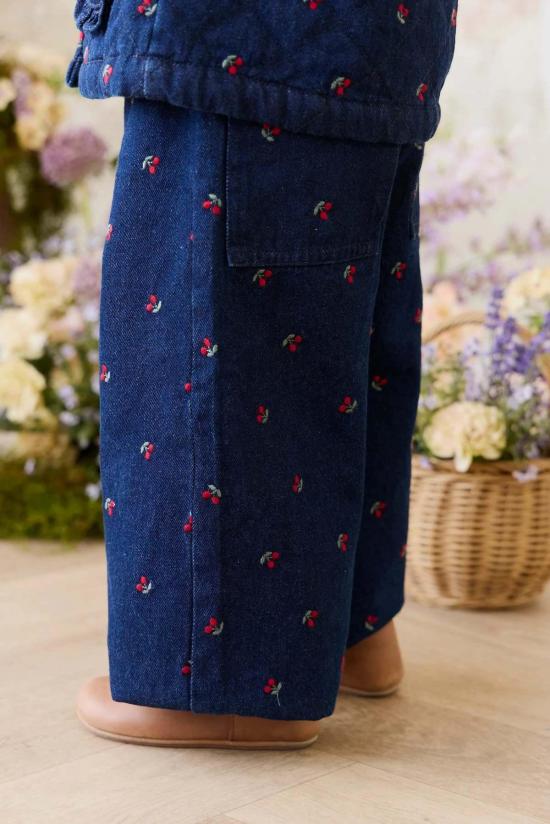  [키즈] Jamie Kay 스트레이트 팬츠 키즈  Amandine  Cerise 데님 - OTHER BRANDS