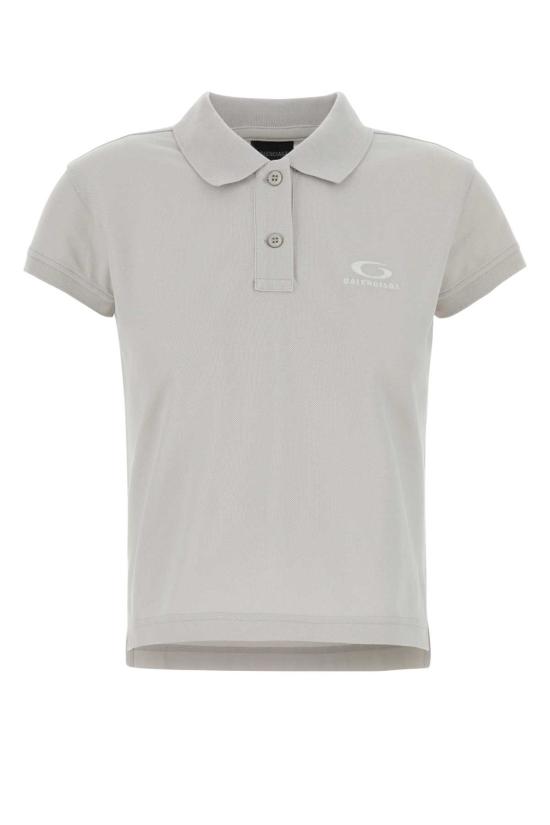 26SS 발렌시아가 폴로 티셔츠 858098TTVT8 9060 Grey