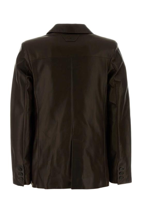 25FW 살바토레 산토로 가죽 자켓 49010D GLOVTMORO Brown - SALVATORE SANTORO