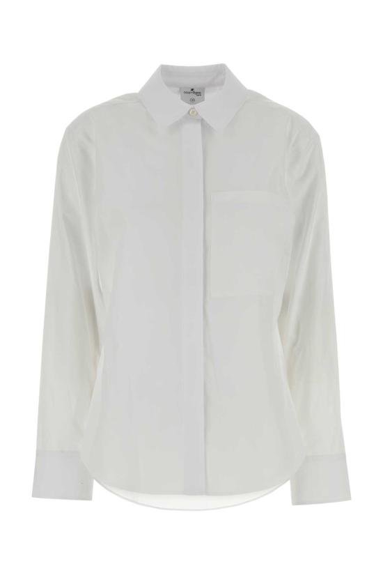 26SS 쿠레쥬 셔츠 126CCH119CO0080 0001 White