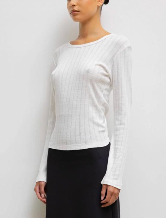  리셋 긴팔 티셔츠 레셋 포인트엘 슬림핏 - LESET