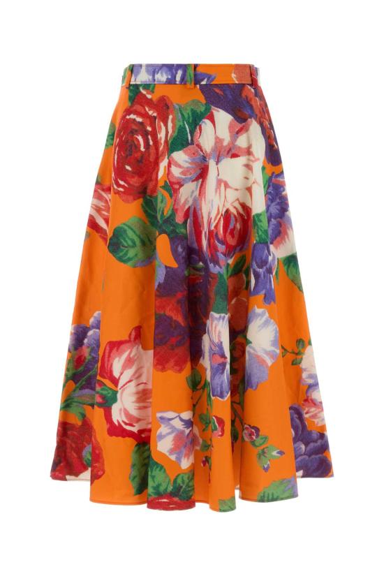 26SS 모스키노 롱 스커트 A01020565 1124 Floral - MOSCHINO