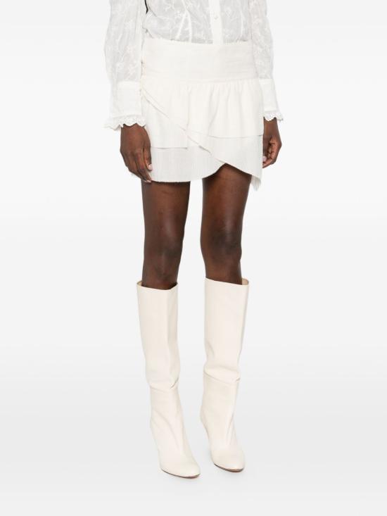 26SS 이자벨마랑에뚜왈 숏 스커트 JU0439FA D1J11E23EC Beige - ISABEL MARANT ETOILE