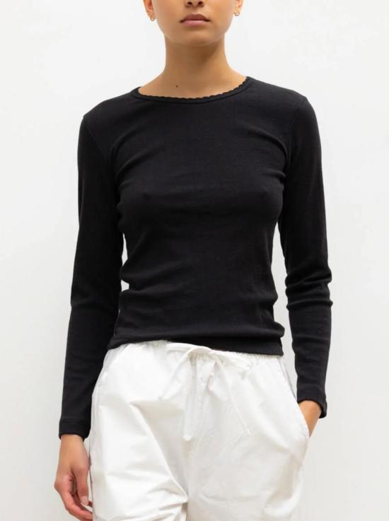  리셋 긴팔 티셔츠 레셋 포인트엘 슬림핏 - LESET