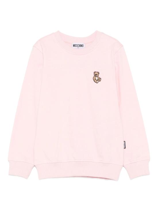 26SS [키즈] 모스키노 트레이닝 상의 HRF08VLCA40 50209 SUGAR ROSE