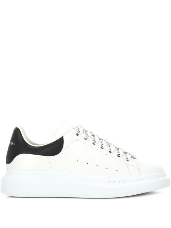 26SS 알렉산더 맥퀸 오버사이즈 드 스니커즈 553680WIAIG 9061 WHITE BLACK