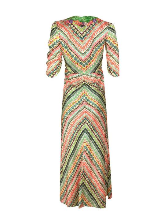 26SS 살로니 롱 원피스 109312085 BLOOM BORDER PLMT - SALONI