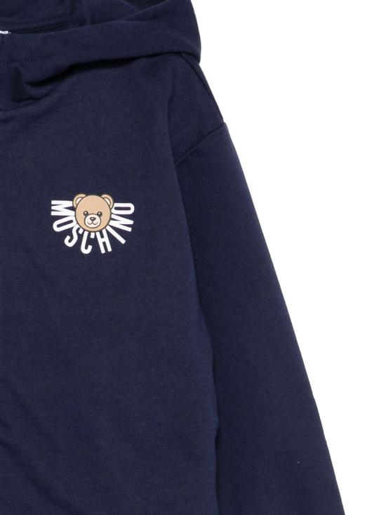 26SS [키즈] 모스키노 트레이닝 상의 HUF09ELCA40 40016 BLU NAVY - MOSCHINO