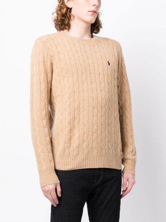 26SS 랄프 로렌 스웨터 710876762009 CAMEL MELANGE - RALPH LAUREN
