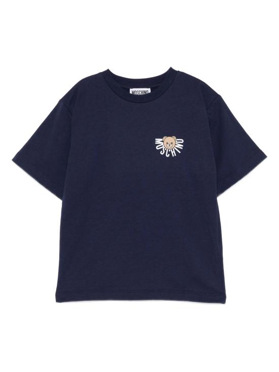 26SS [키즈] 모스키노 티셔츠 HOM05GLAA10 40016 BLU NAVY