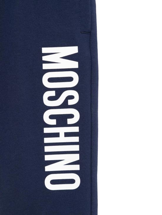 26SS [키즈] 모스키노 트레이닝/조거 팬츠 HUP08ULDA21 40016 BLU NAVY - MOSCHINO