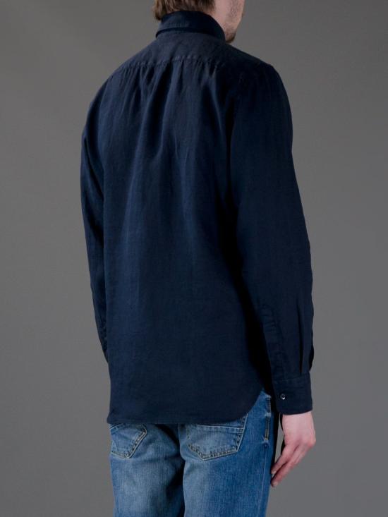 26SS 아스페시 긴팔 셔츠 CE36C195 85098 NAVY - ASPESI