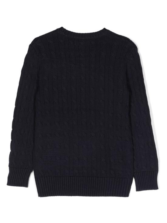 26SS [키즈] 랄프 로렌 캐시미어 니트 323702674042 RL NAVY - RALPH LAUREN