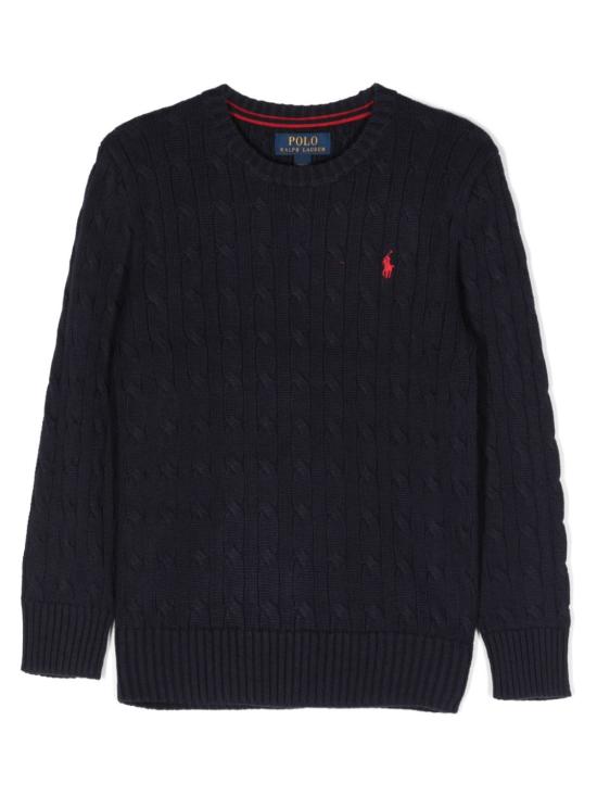 26SS [키즈] 랄프 로렌 캐시미어 니트 323702674042 RL NAVY