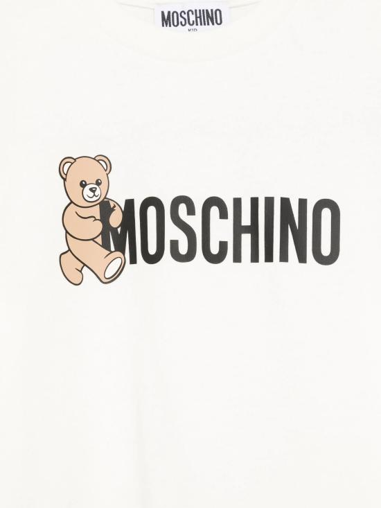 26SS [키즈] 모스키노 티셔츠 HPM058LAA34 10063 CLOUD - MOSCHINO
