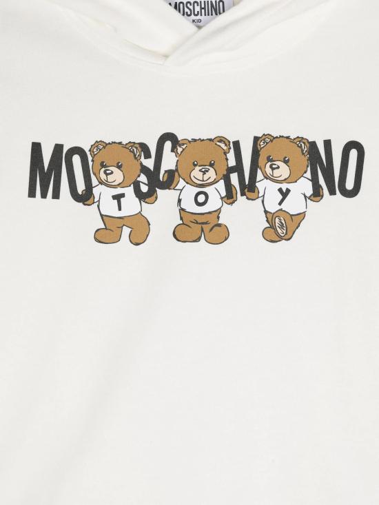 26SS [키즈] 모스키노 트레이닝 상의 HMF07KLCA40 10063 CLOUD - MOSCHINO