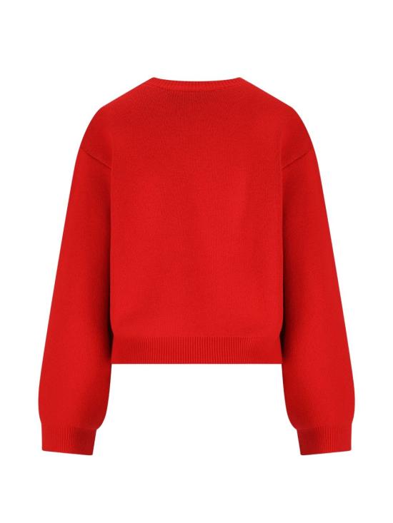 26SS 셀린느 캐시미어 크루넥 스웨터 RY0M40X73 27BK Red - CELINE