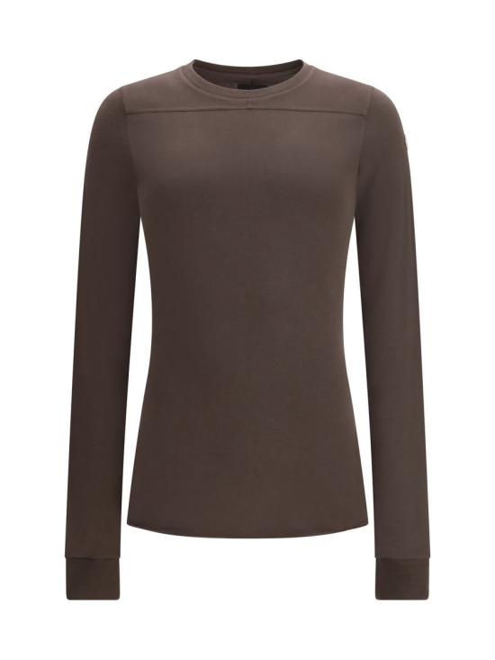 26SS 릭오웬스 몽클레어 긴팔 티셔츠 MU01F8D0189AHD 256 BROWN