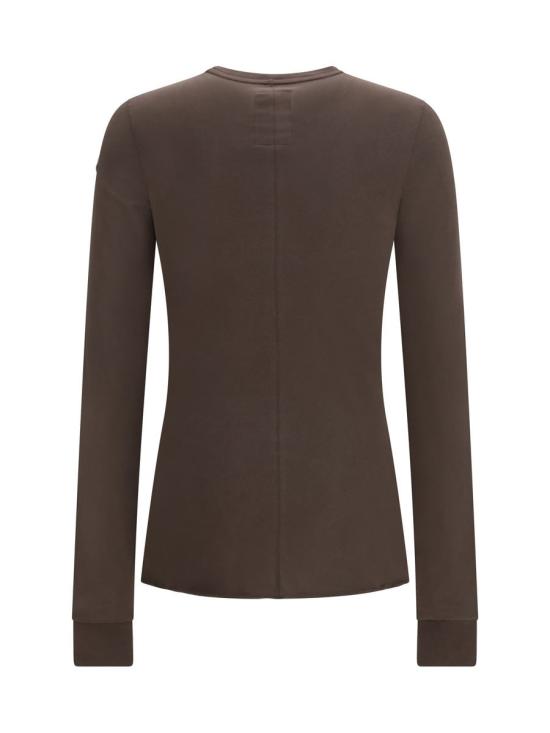 26SS 릭오웬스 몽클레어 긴팔 티셔츠 MU01F8D0189AHD 256 BROWN - RICK OWENS MONCLER