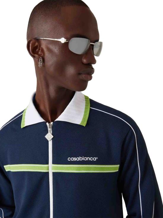 26SS 카사블랑카 자켓 M SP26 JTP 391 01NAVY NAVY BLUE - CASABLANCA