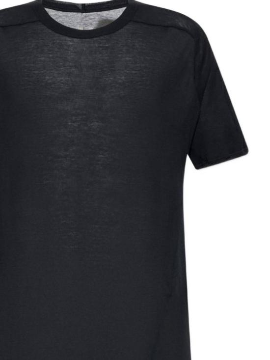 25FW 릭 오웬스 반팔 티셔츠 RU02E1264UC09 Black - RICK OWENS