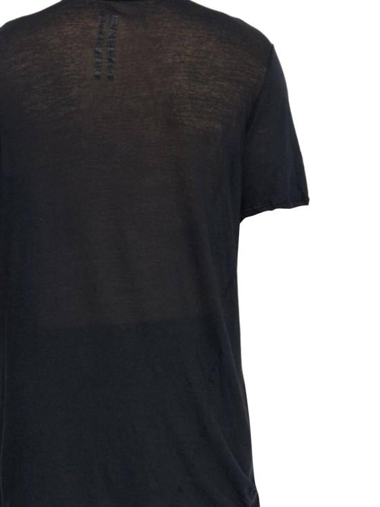 25FW 릭 오웬스 반팔 티셔츠 RU02E1264UC09 Black - RICK OWENS