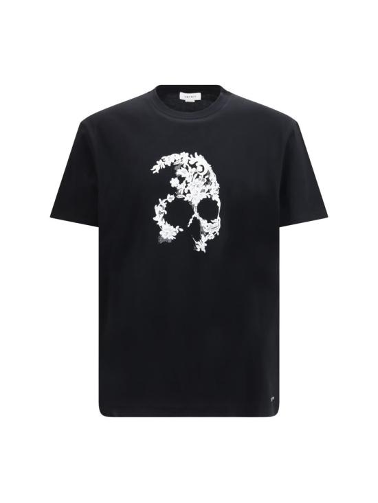 26SS 알렉산더 맥퀸 반팔 티셔츠 857145QTAEG 0520 Black