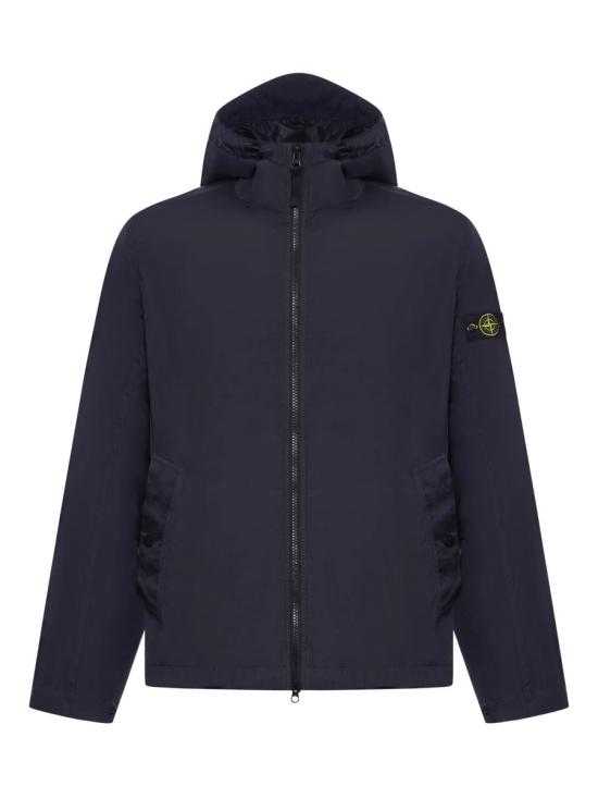 26SS 스톤 아일랜드 크링클 랩스 NY 윈드 레지스턴스 안티 드롭 후드 자켓 L1S154100001S0A23 67334 V0020 NAVY BLUE