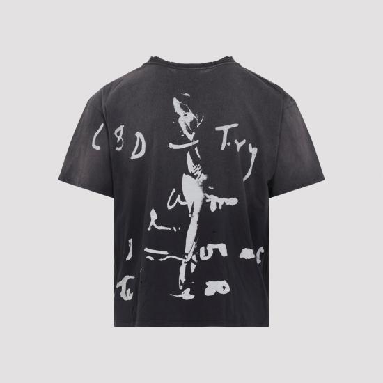 26SS 앙팡리쉬데프리메 폴로 티셔츠 010881 SUN FADED BLACK - ENFANTS RICHES DEPRIMES