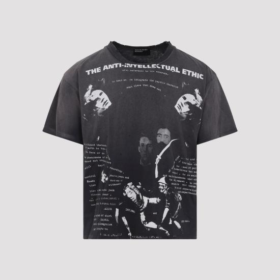 26SS 앙팡리쉬데프리메 폴로 티셔츠 010881 SUN FADED BLACK - ENFANTS RICHES DEPRIMES