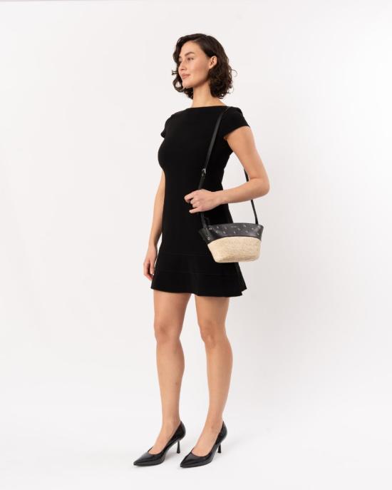  띠어리 숏 원피스 Theory S/S 티어 심 드레스 블랙 - THEORY