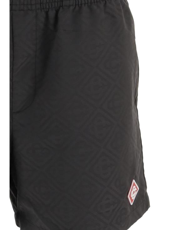 26SS 카사블랑카 숏팬츠 MSP26TR22402 Black - CASABLANCA