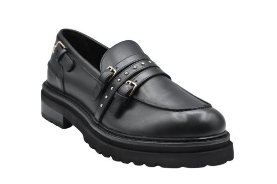 25FW 재닛앤재닛 플랫 슈즈 470 Black - JANET&JANET